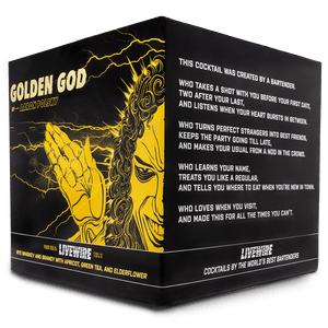 Golden God Whiskey Highball - LiveWire - canned cocktail - bottled cocktail - ready to drink cocktail