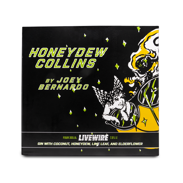 Honeydew Collins - LiveWire - canned cocktail - bottled cocktail - ready to drink cocktail